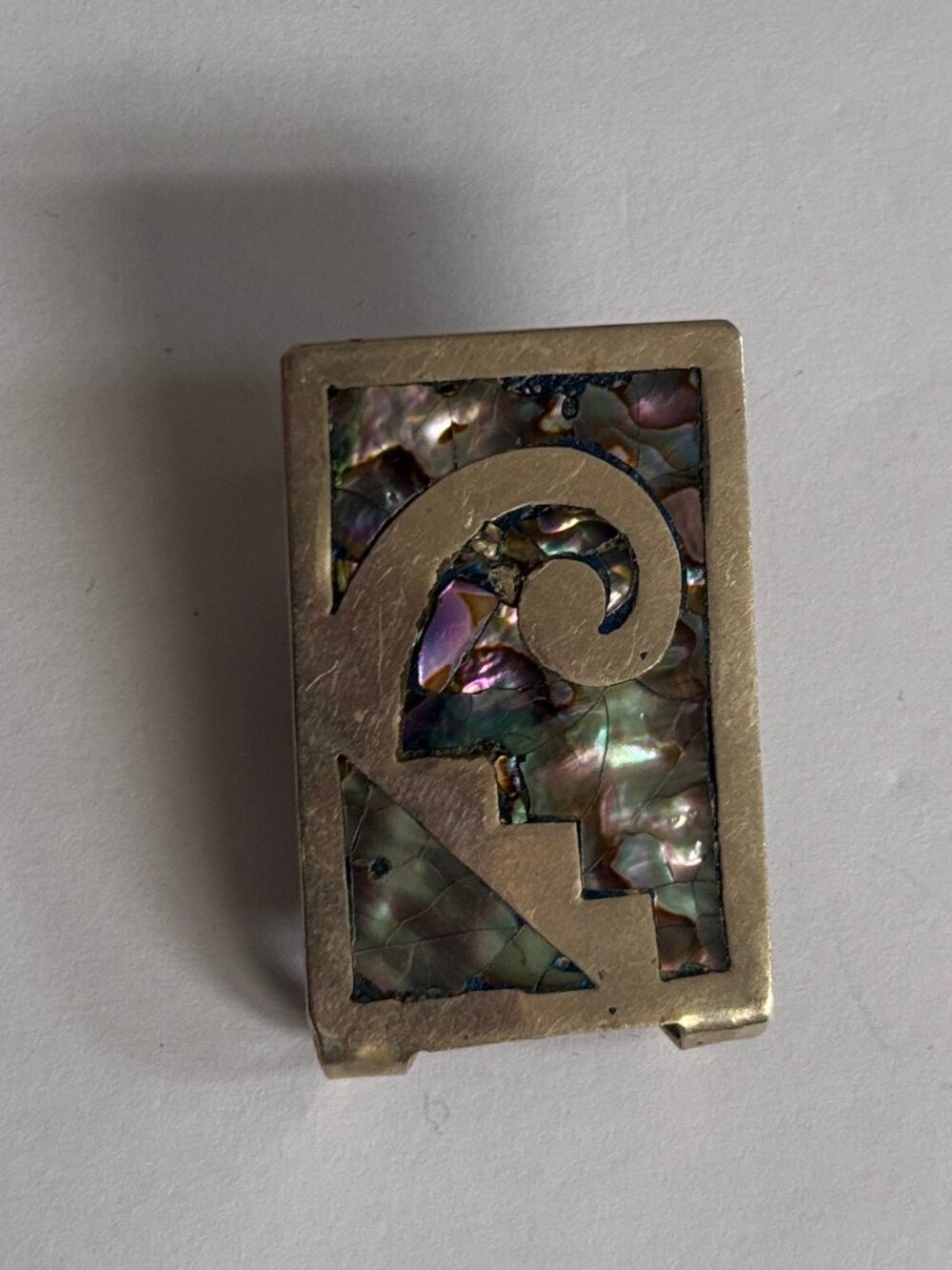Vintage Abalone Inlay Money clip
